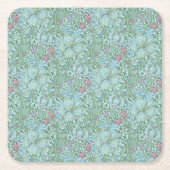 Vintag William Morris Golden Lily Rechteckiger Pappuntersetzer (Vorderseite)