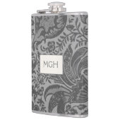 Vintag William Morris Gray Botanischer Flask Flachmann (Links)