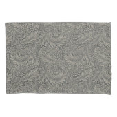 Vintag William Morris Gray & Sage Green Kissenbezug (Vorderseite-Links)