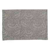 Vintag William Morris Gray & Sage Green Kissenbezug (Vorderseite-Rechts)