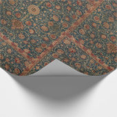 Vintag William Morris Holland Park Carpet Geschenkpapier (Ecke)