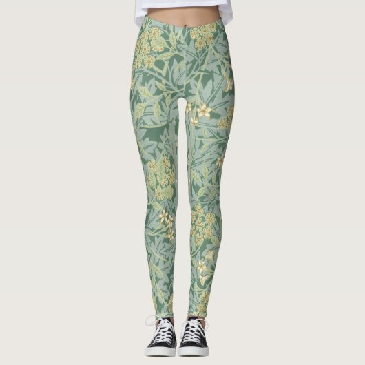 Vintag William Morris Jasmine Leggings (Vorderseite)