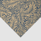 Vintag William Morris Larkspur Pattern Seidenpapier (Ausschnitt)