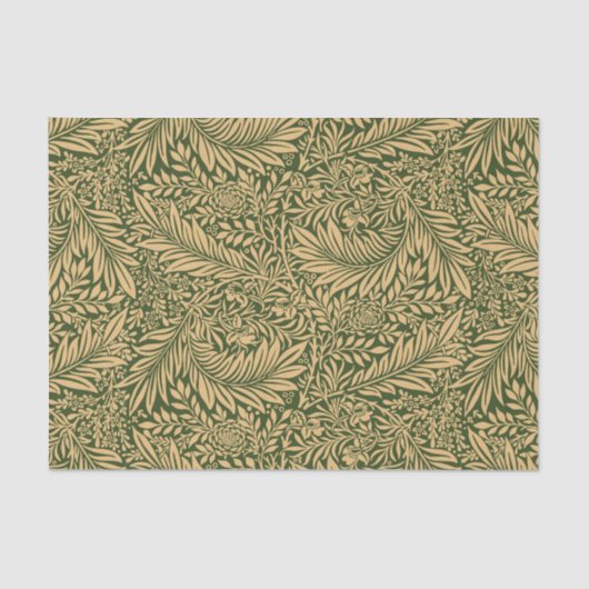 Vintag William Morris Larkspur Pattern Seidenpapier (Vorderseite)