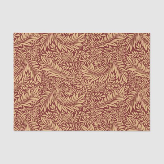 Vintag William Morris Larkspur Pattern Seidenpapier (Vorderseite)