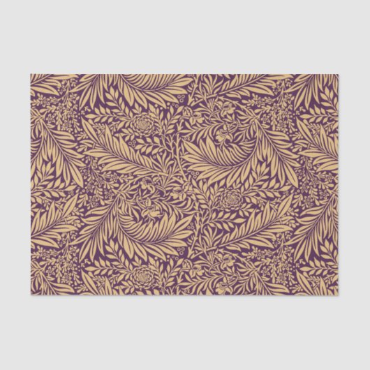 Vintag William Morris Larkspur Pattern Seidenpapier (Vorderseite)