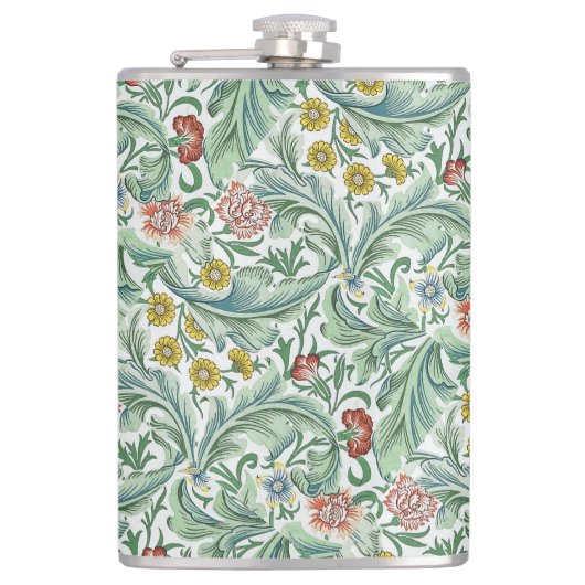 Vintag William Morris Leicester Flachmann (Vorderseite)