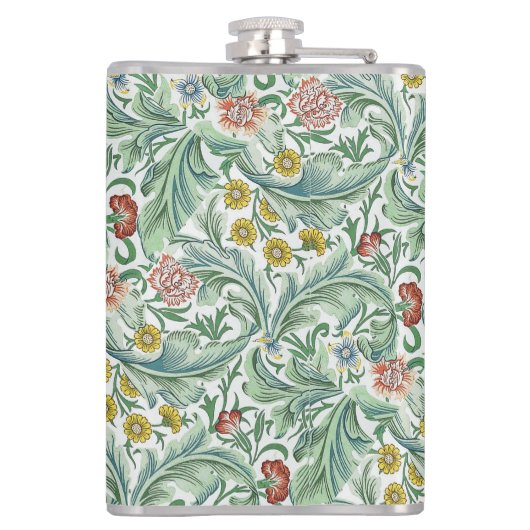 Vintag William Morris Leicester Flachmann (Rückseite)