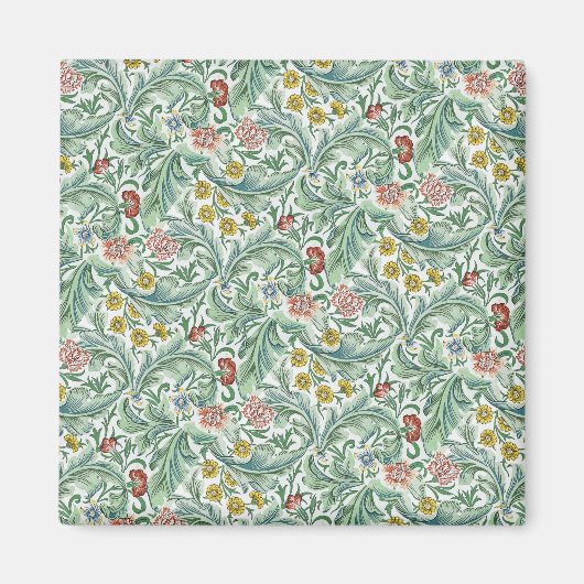 Vintag William Morris Leicester Magnet (Vorne)