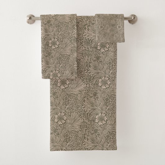 Vintag William Morris Marigold Badhandtuch Set (Insitu)