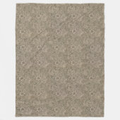 Vintag William Morris Marigold Fleecedecke (Vorderseite)
