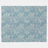 Vintag William Morris Marigold Fleecedecke (Vorderseite (Horizontal))