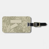 Vintag William Morris Marigold Pattern Gepäckanhänger (Vorderseite horizontal)