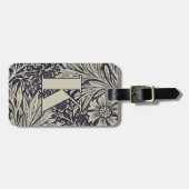 Vintag William Morris Marigold Pattern Gepäckanhänger (Vorderseite horizontal)