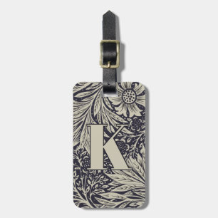 Vintag William Morris Marigold Pattern Gepäckanhänger