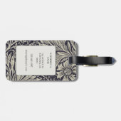 Vintag William Morris Marigold Pattern Gepäckanhänger (Rückseite horizontal)