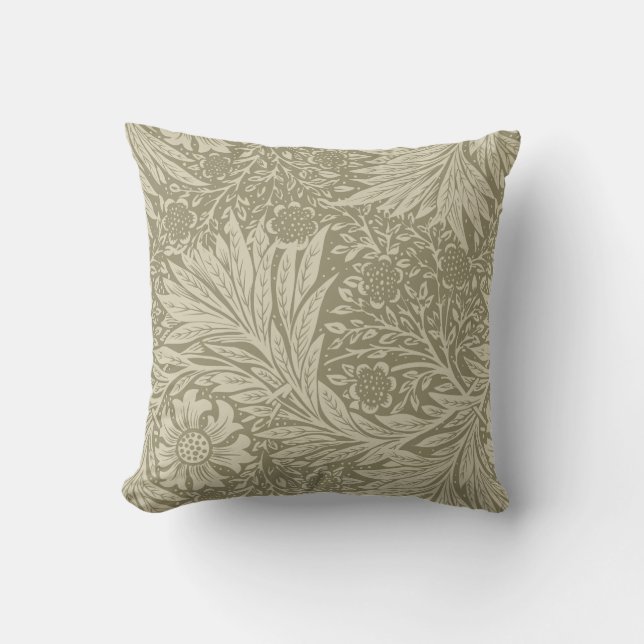 Vintag William Morris Marigold Pattern Kissen (Vorderseite)