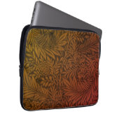 Vintag William Morris Orange Larkspur Botanisch Laptopschutzhülle (Vorne Rechts)