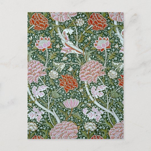 Vintag William Morris Pattern Postkarte (Vorderseite)