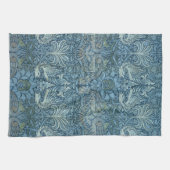 Vintag William Morris Peacock und Dragon Geschirrtuch (Horizontal)