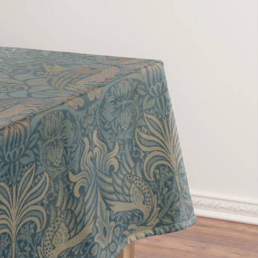 Vintag William Morris Peacock und Dragon Tischdecke (Beispiel)