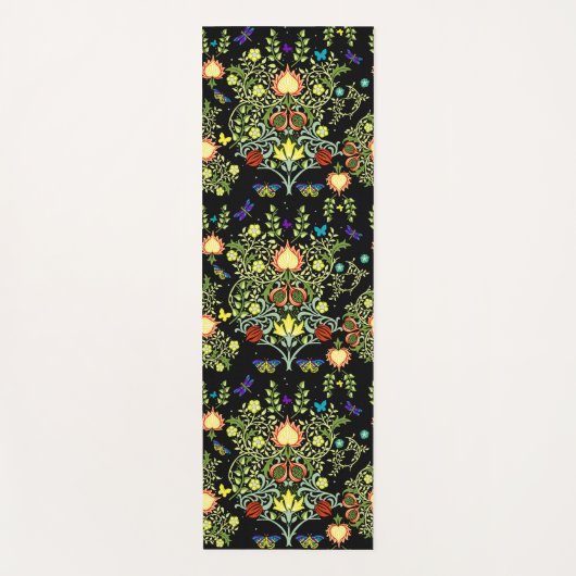 Vintag William Morris Persian Yogamatte (Vorderseite)