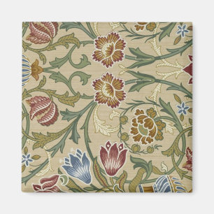 Vintag William Morris Pink Blue Brocade Magnet
