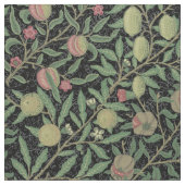 Vintag William Morris Pomegranates Fruchtmuster Stoff (Nahaufnahme)