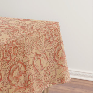 Vintag William Morris Poppy Floral Pattern Tischdecke