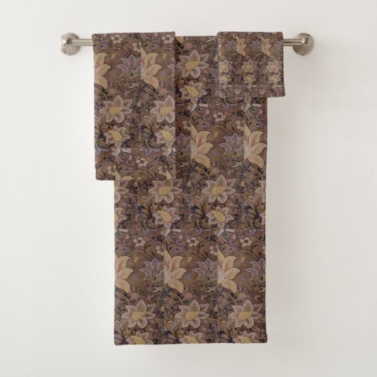 Vintag William Morris Redcar Badhandtuch Set (Insitu)