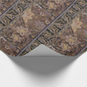 Vintag William Morris Redcar Geschenkpapier (Ecke)