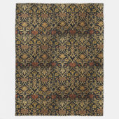 Vintag William Morris Rose und Lily Fleecedecke (Vorderseite)