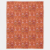 Vintag William Morris Rose und Lily Fleecedecke (Vorderseite)