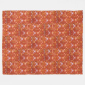 Vintag William Morris Rose und Lily Fleecedecke (Vorderseite (Horizontal))