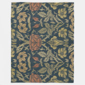 Vintag William Morris Rose und Lily Fleecedecke (Vorderseite)