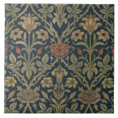 Vintag William Morris Rose und Lily Fliese (Vorderseite)