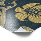 Vintag William Morris Rose und Lily Fotodruck (Ecke)