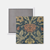 Vintag William Morris Rose und Lily Magnet (Vorderseite/Rückseite)