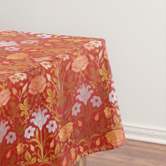 Vintag William Morris Rose und Lily Tischdecke (Beispiel)