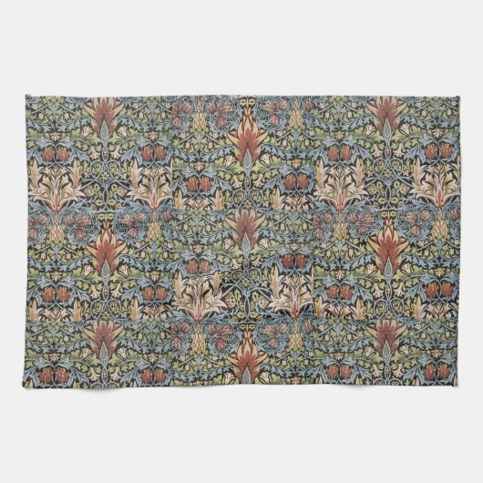 Vintag William Morris Snakehead Geschirrtuch (Horizontal)