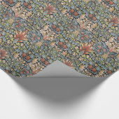 Vintag William Morris Snakehead Wrapping Paper Geschenkpapier (Ecke)
