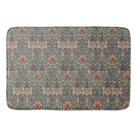 Vintag William Morris Snakeshead Badematte (Vorderseite)