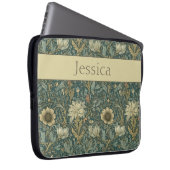 Vintag William Morris Spring Floral Laptopschutzhülle (Vorne Rechts)