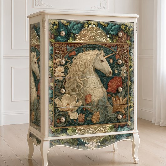 Vintag William Morris Stil Jugendstil Seidenpapier