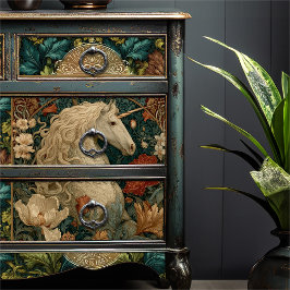 Vintag William Morris Stil Jugendstil Seidenpapier