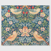 Vintag William Morris 'Strawberry Diief' Muster Geschenkpapier (Flach)