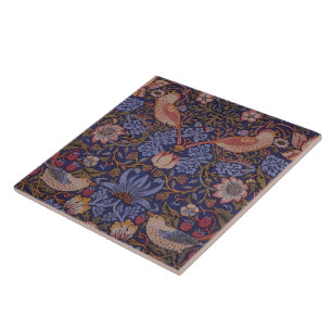 Vintag William Morris Strawberry Thief Fliese