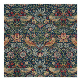 Vintag William Morris Strawberry Thief Poster