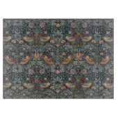 Vintag William Morris Strawberry Thief Schneidebrett (Vorderseite)