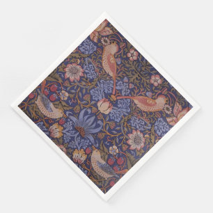 Vintag William Morris Strawberry Thief Serviette